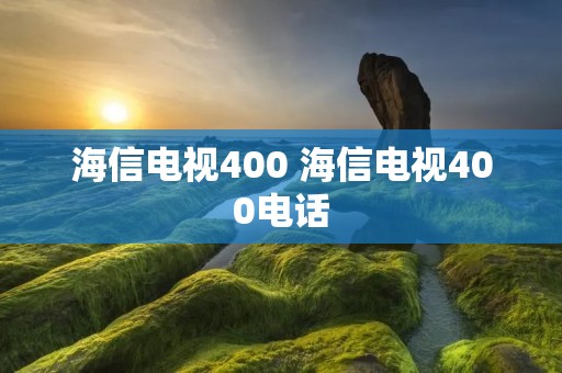 海信电视400 海信电视400**