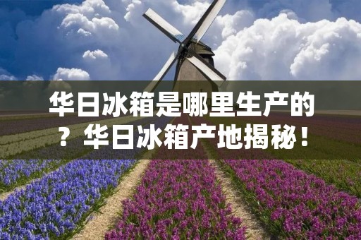 华日冰箱是哪里生产的？华日冰箱产地揭秘！