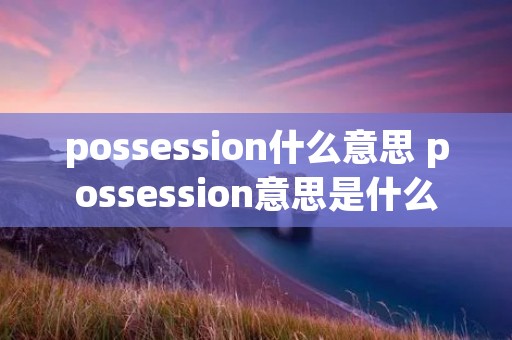 possession什么意思 possession意思是什么 possession什么意思 possession意思是什么