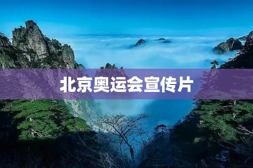 北京奥运会宣传片：让世界见证中国的力量和美丽
