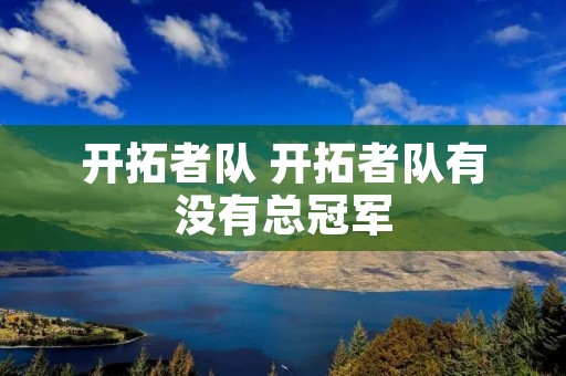 开拓者队 开拓者队有没有总冠军