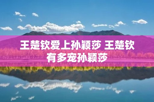 王楚钦爱上孙颖莎 王楚钦有多宠孙颖莎