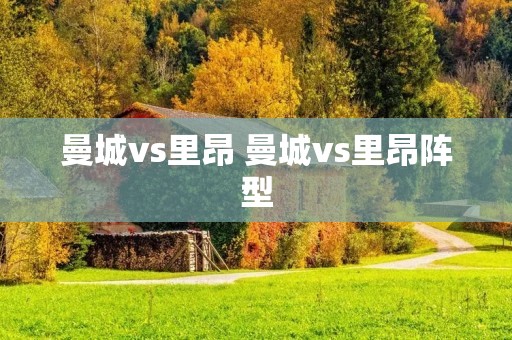曼城vs里昂 曼城vs里昂阵型