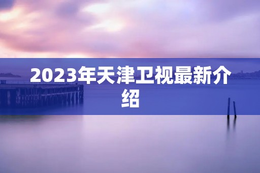 2023年天津卫视最新介绍