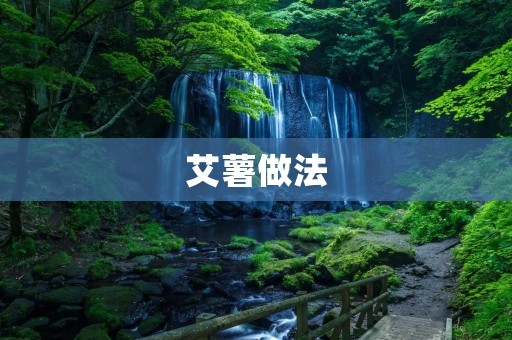 艾薯做法：让你在家也能轻松享受美味的健康食品