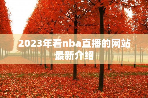 2023年看nba直播的网站最新介绍