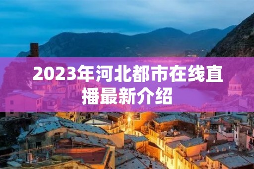 2023年河北都市在线直播最新介绍