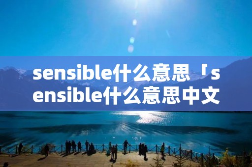 sensible什么意思「sensible什么意思中文意思」