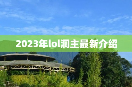 2023年lol洞主最新介绍