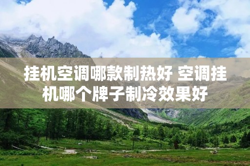 挂机空调哪款制热好 空调挂机哪个牌子制冷效果好