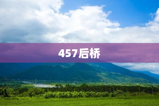 457后桥:一款高性能越野改装必备 457后桥:一款高性能越野改装必备