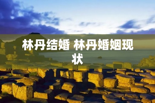 林丹结婚 林丹婚姻现状
