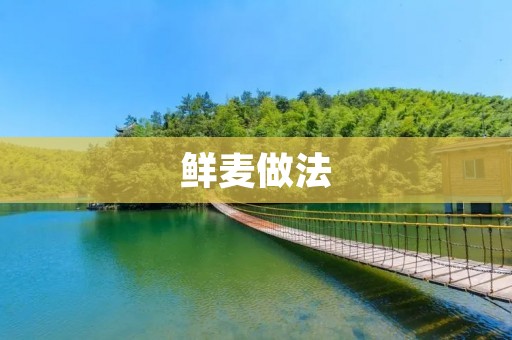 鲜麦做法:让你轻松享受美味的小清新 鲜麦做法:让你轻松享受美味的小清新
