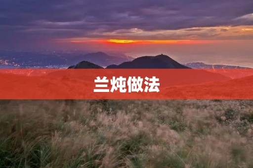 兰炖做法:家庭美食的好选择 兰炖做法:家庭美食的好选择