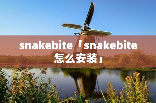 snakebite「snakebite怎么安装」 snakebite「snakebite怎么安装」