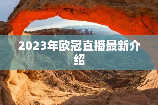 2023年欧冠直播最新介绍