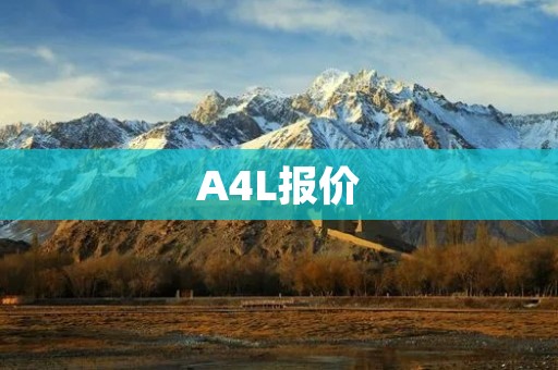 A4L报价:豪华轿车的新选择 A4L报价:豪华轿车的新选择