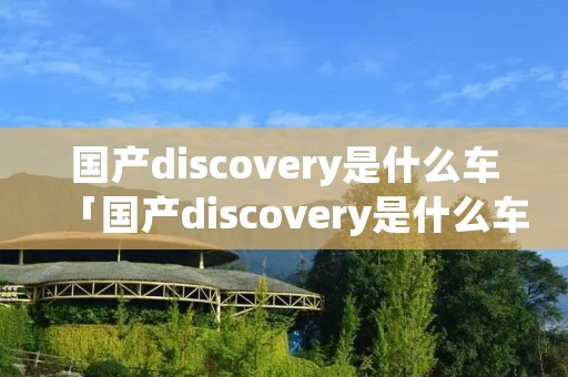 国产discovery是什么车「国产discovery是什么车多少钱」