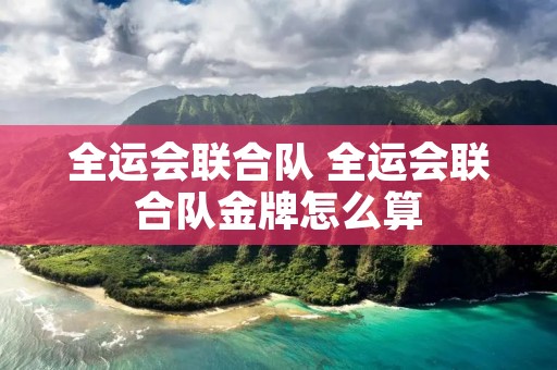 全运会联合队 全运会联合队金牌怎么算