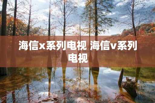 海信x系列电视 海信v系列电视