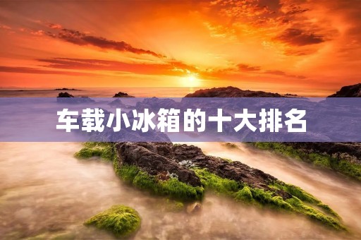 车载小冰箱的十大排名:让你的旅途更加舒适 车载小冰箱的十大排名:让你的旅途更加舒适