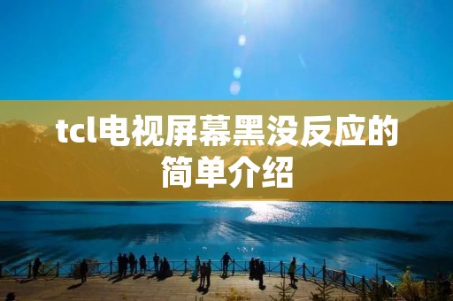 tcl电视屏幕黑没反应的简单介绍
