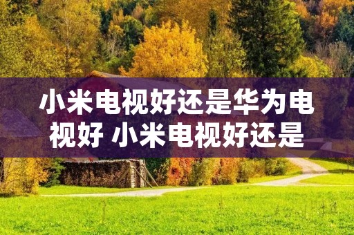 小米电视好还是华为电视好 小米电视好还是华为电视好55英寸
