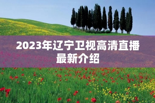 2023年辽宁卫视高清直播最新介绍
