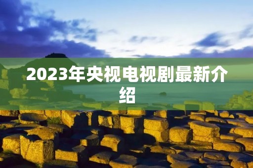 2023年央视电视剧最新介绍
