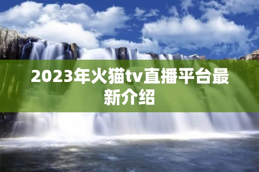 2023年火猫tv直播平台最新介绍 2023年火猫tv直播平台最新介绍