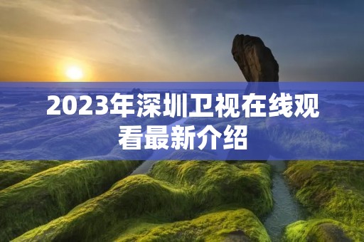 2023年深圳卫视在线观看最新介绍