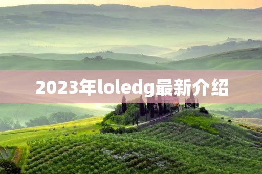 2023年loledg最新介绍