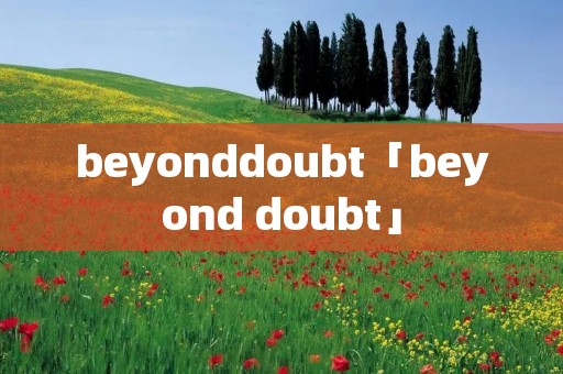 beyonddoubt「beyond doubt」 beyonddoubt「beyond doubt」