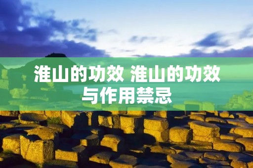 淮山的功效 淮山的功效与作用禁忌