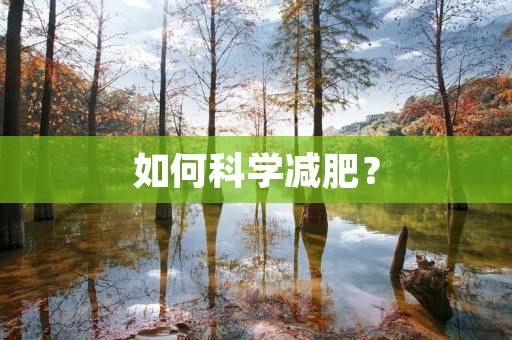 如何科学减肥?
