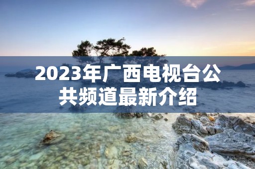 2023年广西电视台公共频道最新介绍