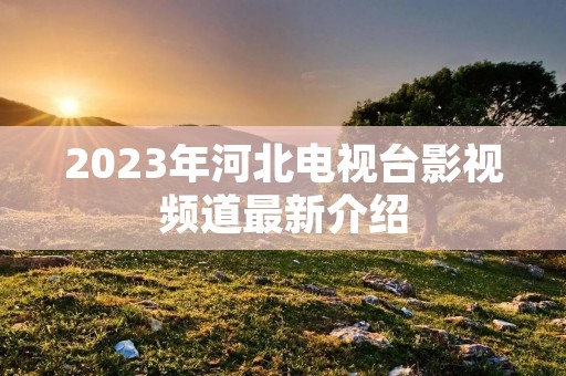 2023年河北电视台影视频道最新介绍