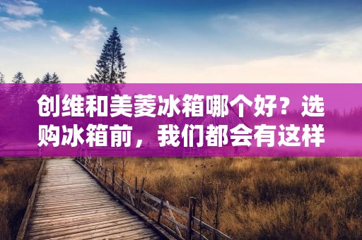 创维和美菱冰箱哪个好?选购冰箱前,我们都会有这样的疑问,毕竟市场上的品牌众多,每个品牌都有其自身的优势和劣势,因此选择一款适合自己的冰箱并不是一件容易的事情。那么,创维和美菱冰箱哪个好呢?下面我们从品牌背景、产品特点、售后服务等方面进行详细比较,帮助您做出更加明智的选择。 创维和美菱冰箱哪个好?选购冰箱前,我们都会有这样的疑问,毕竟市场上的品牌众多,每个品牌都有其自身的优势和劣势,因此选择一款适合自己的冰箱并不是一件容易的事情。那么,创维和美菱冰箱哪个好呢?下面我们从品牌背景、产品特点、售后服务等方面进行详细比较,帮助您做出更加明智的选择。