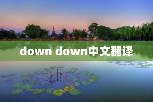 down down中文翻译
