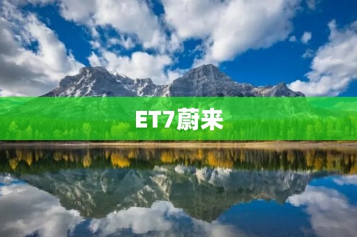 ET7蔚来:智能电动豪华轿车的新标杆 ET7蔚来:智能电动豪华轿车的新标杆