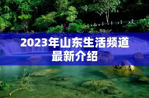 2023年山东生活频道最新介绍