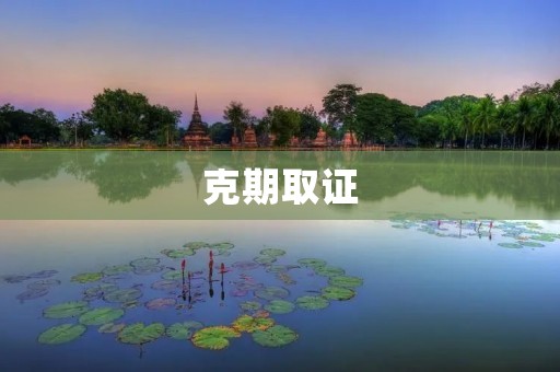 克期取证：为什么它是法律程序中如此重要的一环