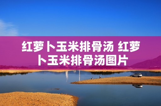 红萝卜玉米排骨汤 红萝卜玉米排骨汤图片 红萝卜玉米排骨汤 红萝卜玉米排骨汤图片