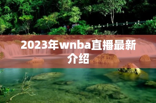 2023年wnba直播最新介绍