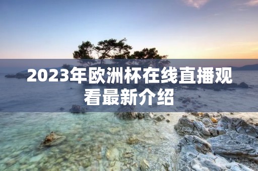 2023年欧洲杯在线直播观看最新介绍 2023年欧洲杯在线直播观看最新介绍