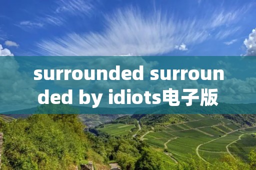 surrounded surrounded by idiots电子版