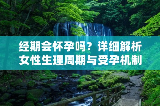 经期会怀孕吗?详细解析女性生理周期与受孕机制