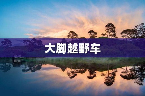 大脚越野车：狂野驰骋的极限体验