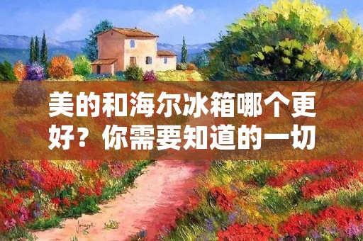 美的和海尔冰箱哪个更好？你需要知道的一切