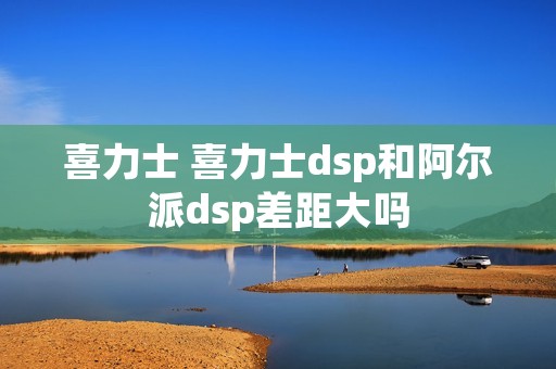 喜力士 喜力士dsp和阿尔派dsp差距大吗